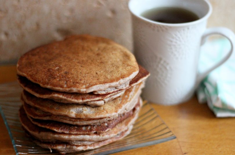 Pancakes à la banane et flocons d’avoine