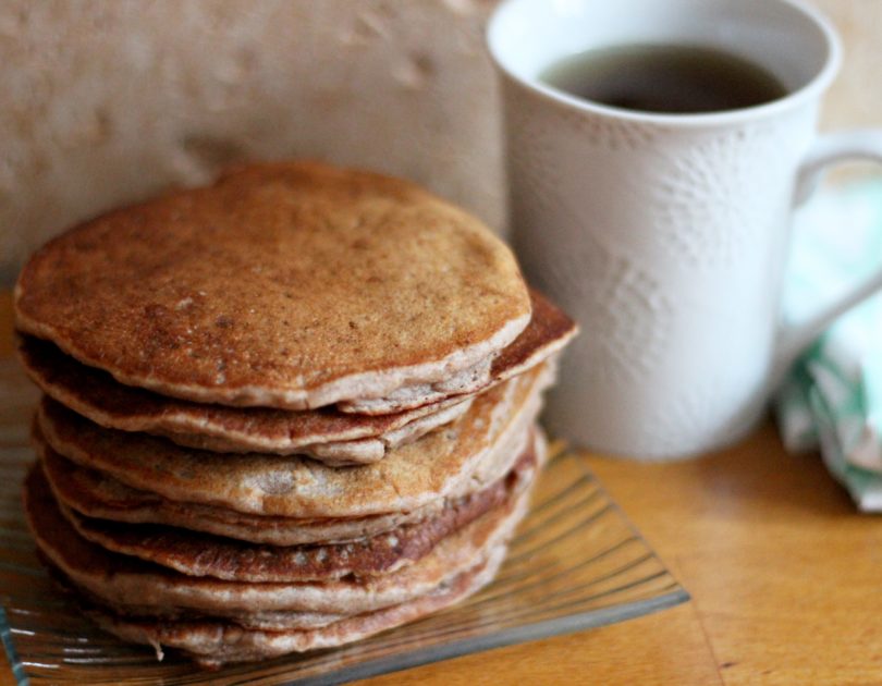 Pancakes à la banane et flocons d’avoine