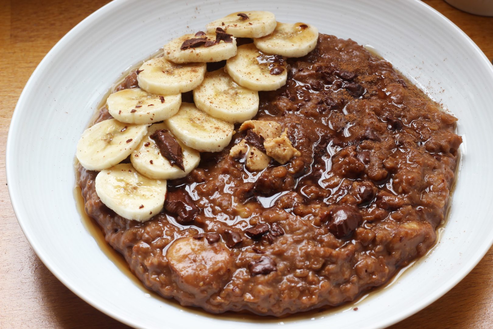 porridge-cacao-banane-beurre-de-cacahuete