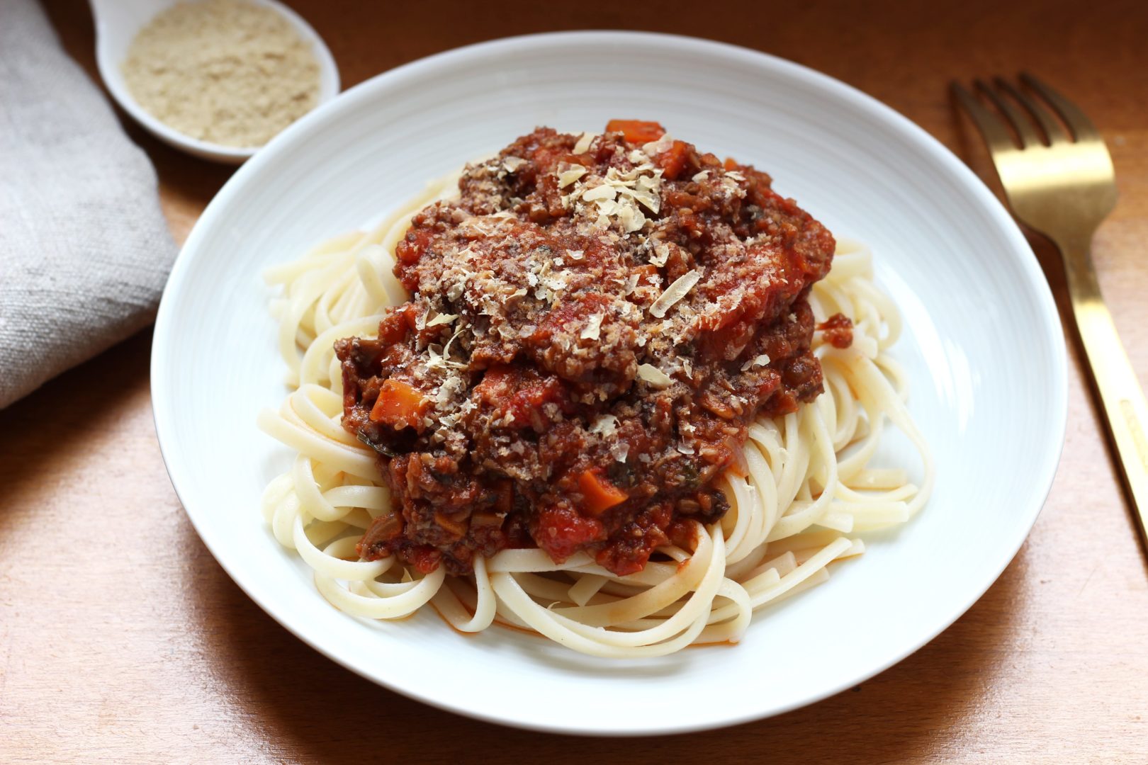 Linguine à la bolognaise